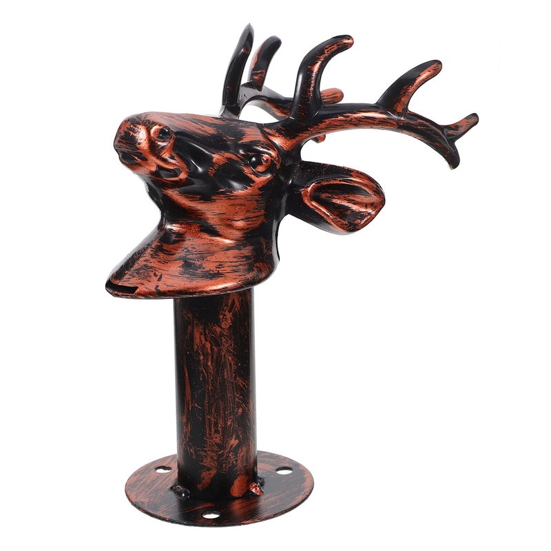 Deer Antler Wall Hook Straight Rod Coat Key Holder For Home Living Room Bathroom Storage Organizer - Image 2