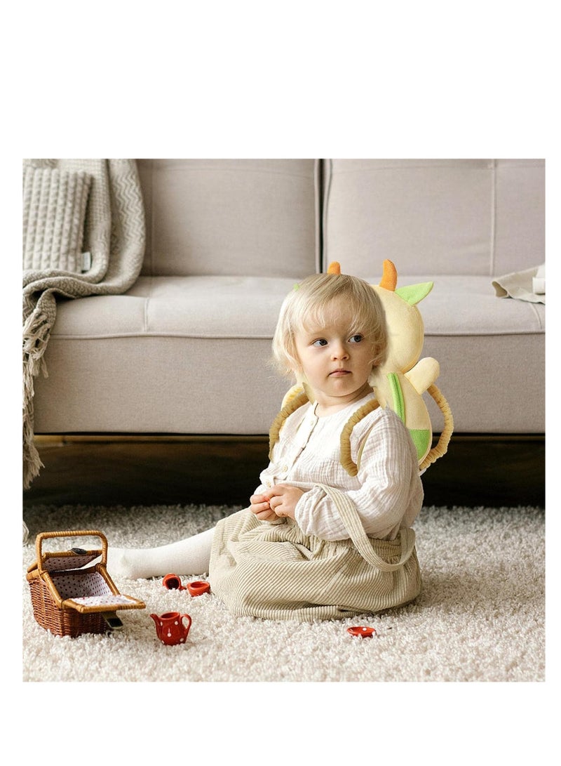 Baby Head Protector Backpack Baby Backpack Head Protection Pillow Toddler Walking Head Protector Baby Head Pillow Prevent Falling Head Protection Cushion Wear Backpack for Toddler Kids - Image 5