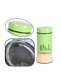 FALMER 1Pc Glass Salt and Pepper Shakers with Adjustable Stainless Steel Pour Holes Multi Color  - Image 3