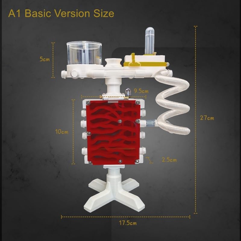 Rimsunta Modular Ant Farm System Vertical Acrylic Formicarium with Spiral Channel Light Shield Cover Expandable Nest Design A1 Basic Version - Image 3