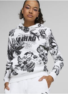 Frozen Flower Womens Hoodie