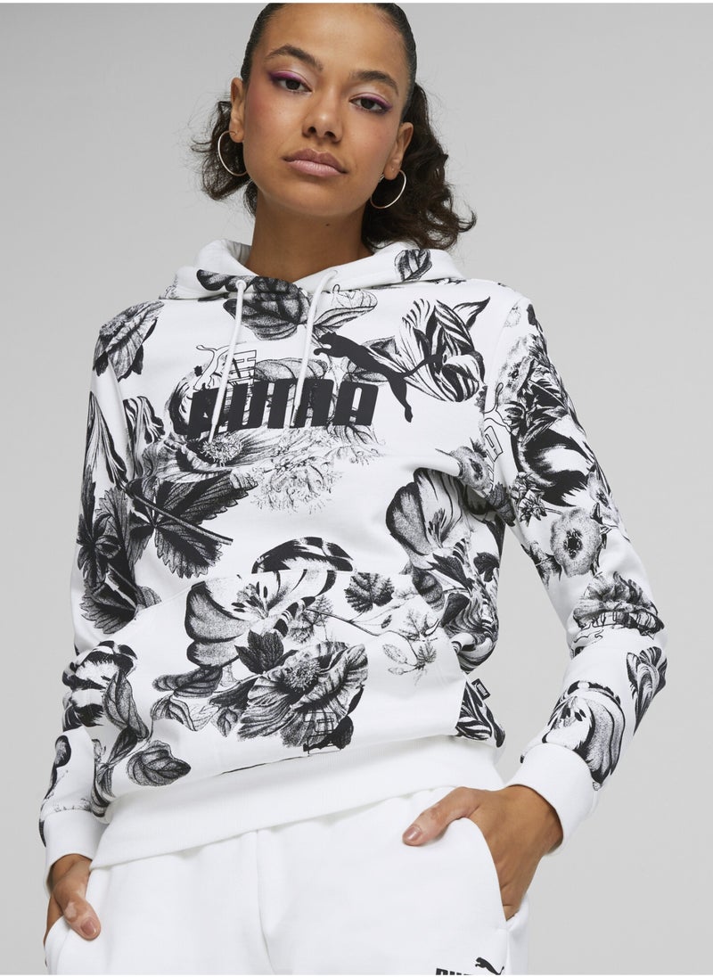 PUMA - Frozen Flower Womens Hoodie - Image 1
