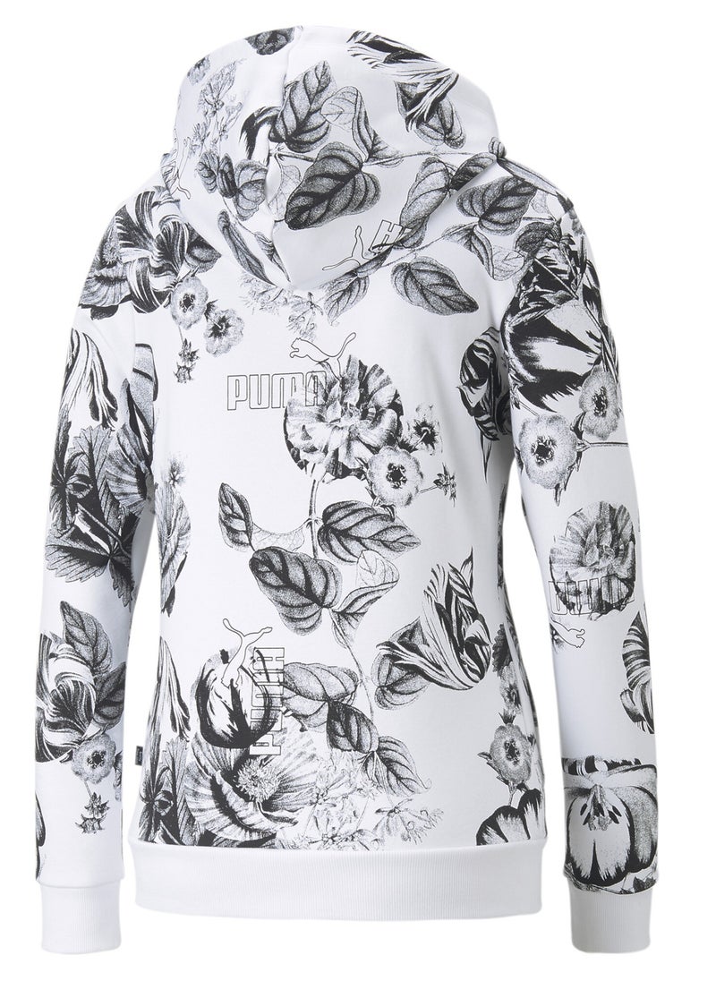 PUMA - Frozen Flower Womens Hoodie - Image 1
