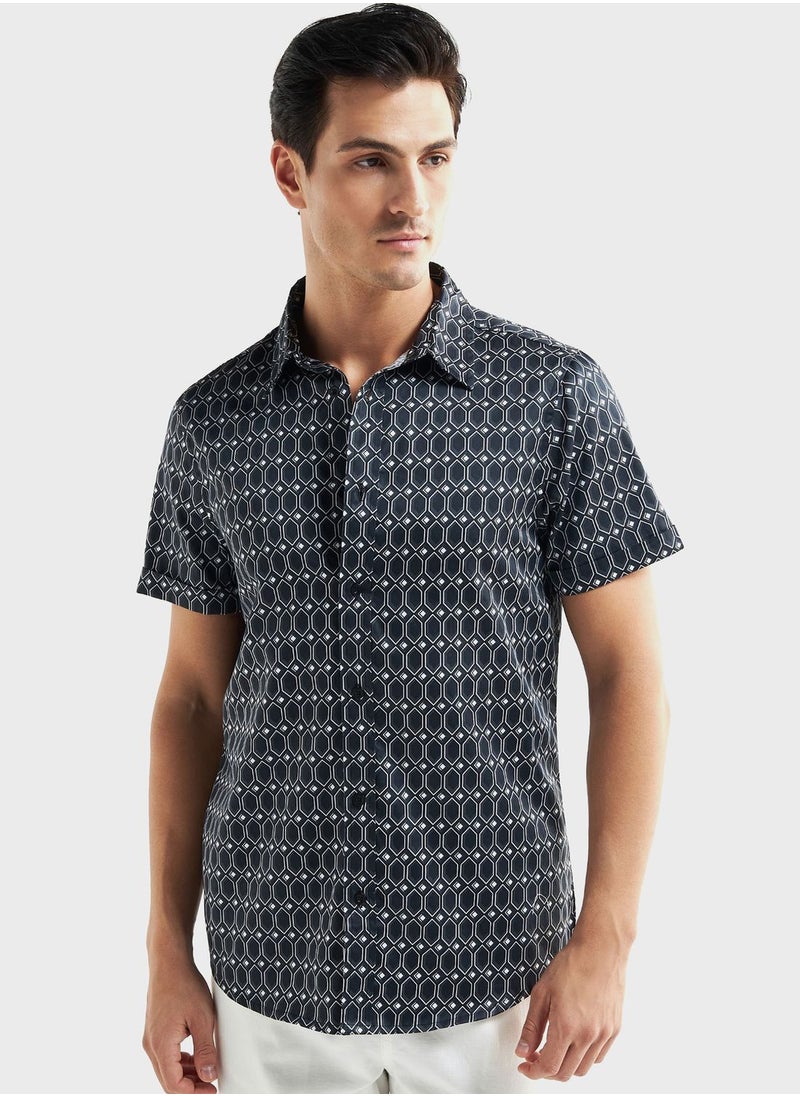 FAV Printed  Regular Fit Shirt  - Image 1