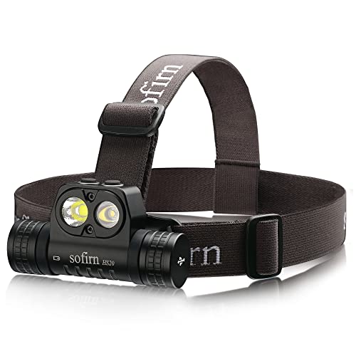sofirn HS20 LED Headlamp Rechargeable, 2700 High Lumen Headlight, Super Bright Headlamp with Floodlight and Spotlight, USB C Charging Port for Hard Hat, Hiking, Camping, Emergency - Image 1