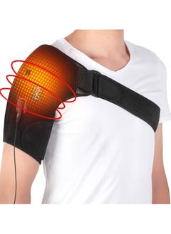 Heating Shoulder Brace Wrap, Heat Shoulder Support, Hot Cold Therapy for Rotator Cuff, Frozen Shoulder and Shoulder Dislocation Pain Relief