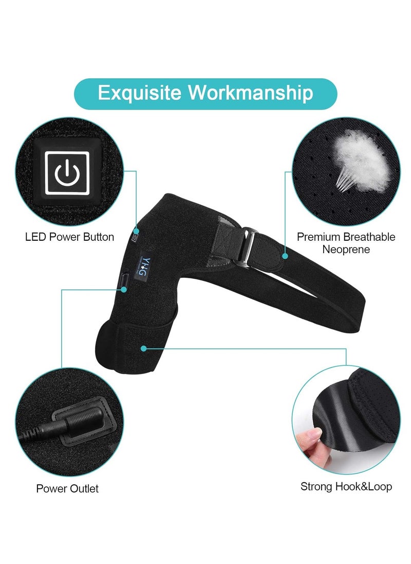Generic - Heating Shoulder Brace Wrap, Heat Shoulder Support, Hot Cold Therapy for Rotator Cuff, Frozen Shoulder and Shoulder Dislocation Pain Relief - Image 1