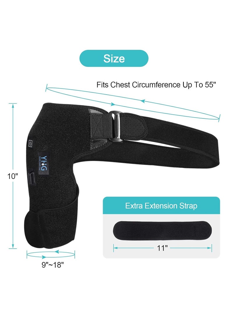 Generic - Heating Shoulder Brace Wrap, Heat Shoulder Support, Hot Cold Therapy for Rotator Cuff, Frozen Shoulder and Shoulder Dislocation Pain Relief - Image 1