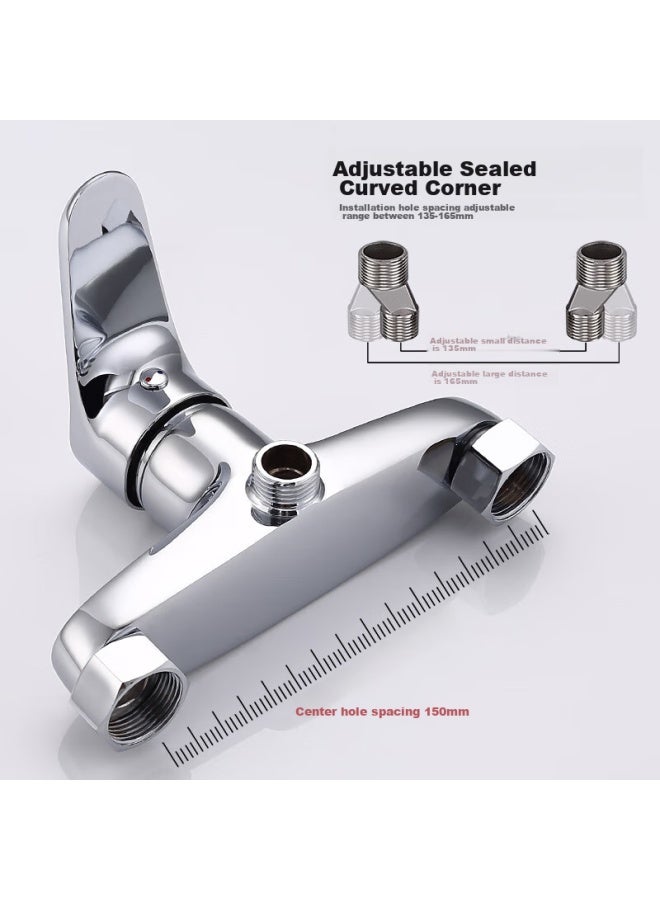 Larsd Shower Mixing Valve, Shower Faucet, Shower Mixer, Copper Body, Bathroom Hot And Cold Shower Switch, Ld5203 - Image 3