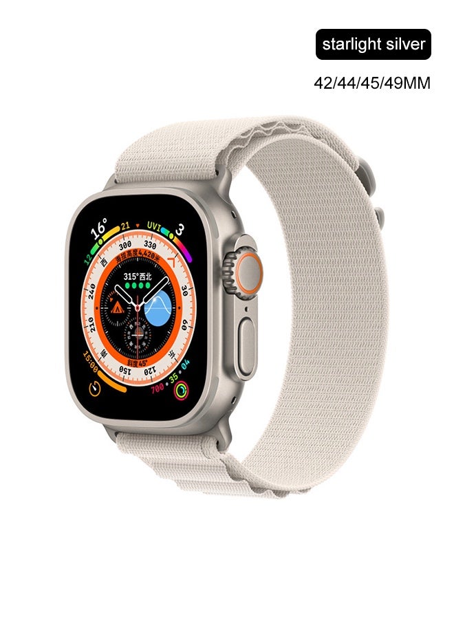 "Suitable for Apple iWatch 678910 Seaalpine Ultra2Link S11 nylon 42/44/45/49MM (bagged) strap" - Image 1