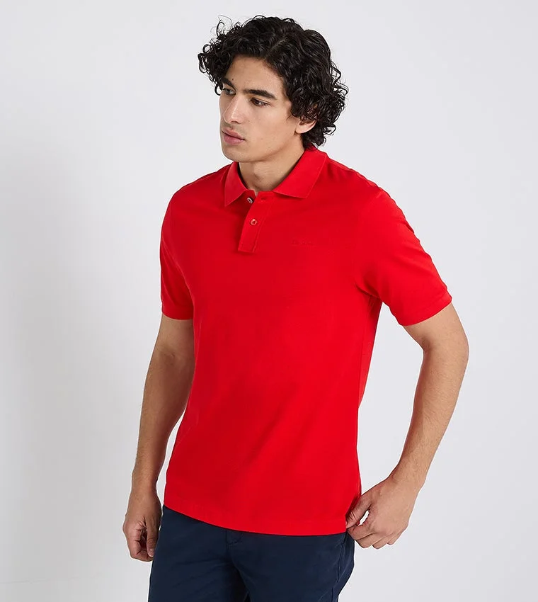 بين شيرمان Ben Sherman Men's Short Sleeve Solid Polo Tees