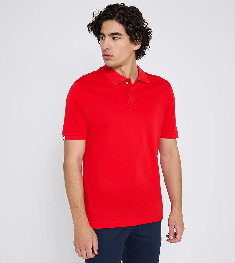 بين شيرمان Ben Sherman Men's Short Sleeve Solid Polo Tees
