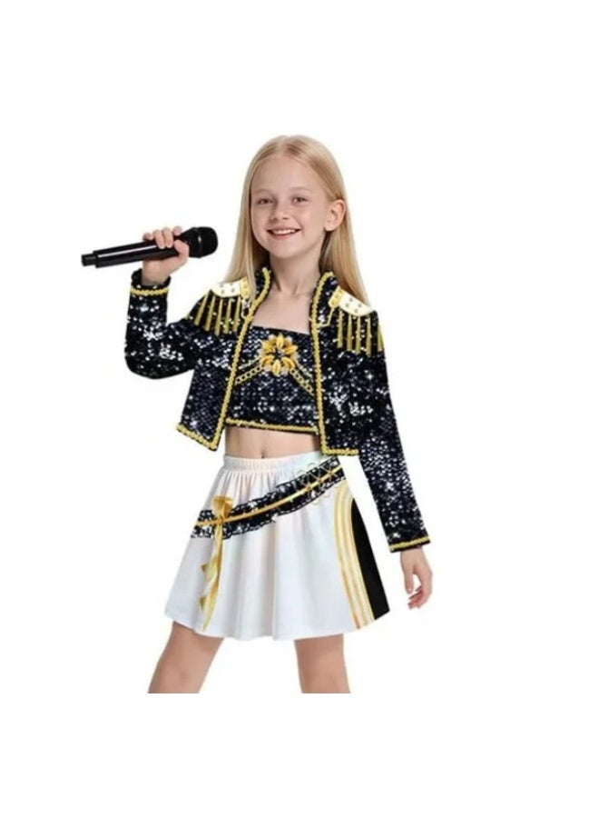 general K-POP Demon Huntress Adult&Kids Costume Set, Halloween Party Cosplay