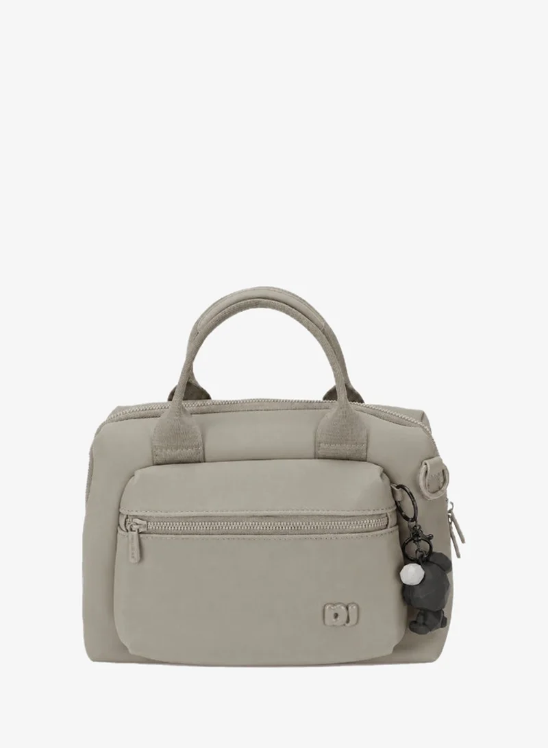 PU tote bag with compartment multi pocket bag for work, Gym , school and everyday- Light weight and durable handbag with extra cross body adjustable strap model cm7687