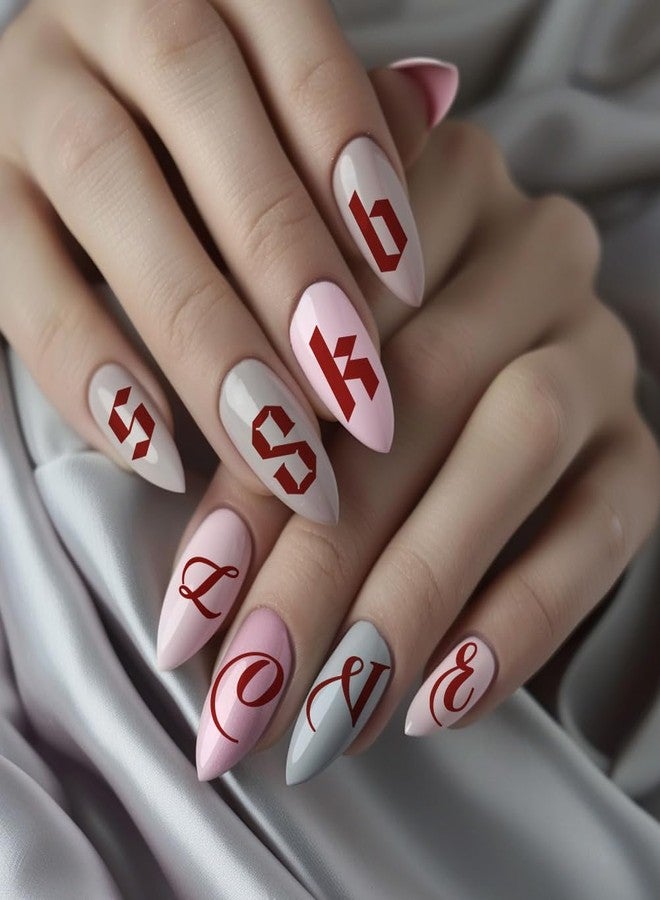 PH PandaHall 3 قطع لوحة طباعة أظافر حرف إنجليزي قوالب أظافر مطبوعة شخصية قوالب أظافر من الفولاذ المقاوم للصدأ لتصميم فن الأظافر بالأحرف الإنجليزية والأرقام 4.7x2.4 بوصة - Image 5