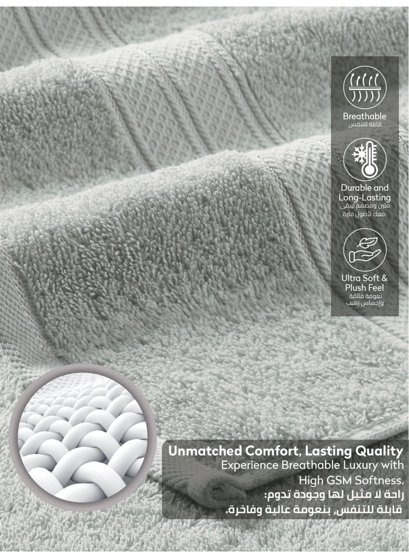 Donetella 1-Pcs Bath Towel (70x140cm) - Premium 100 % Combed Cotton 600GSM Large Towel, Highly Absorbent, Quick Dry,Best Towel for Bathroom, Spa And Hotel. - Image 5