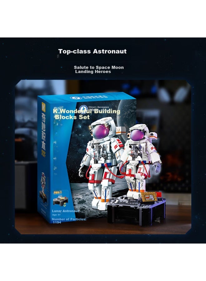 Keeppley Astronaut Lunar Landing Space Explorer 3d Building Block Model Boy Gift Lunar Astronaut K10234 - Image 2