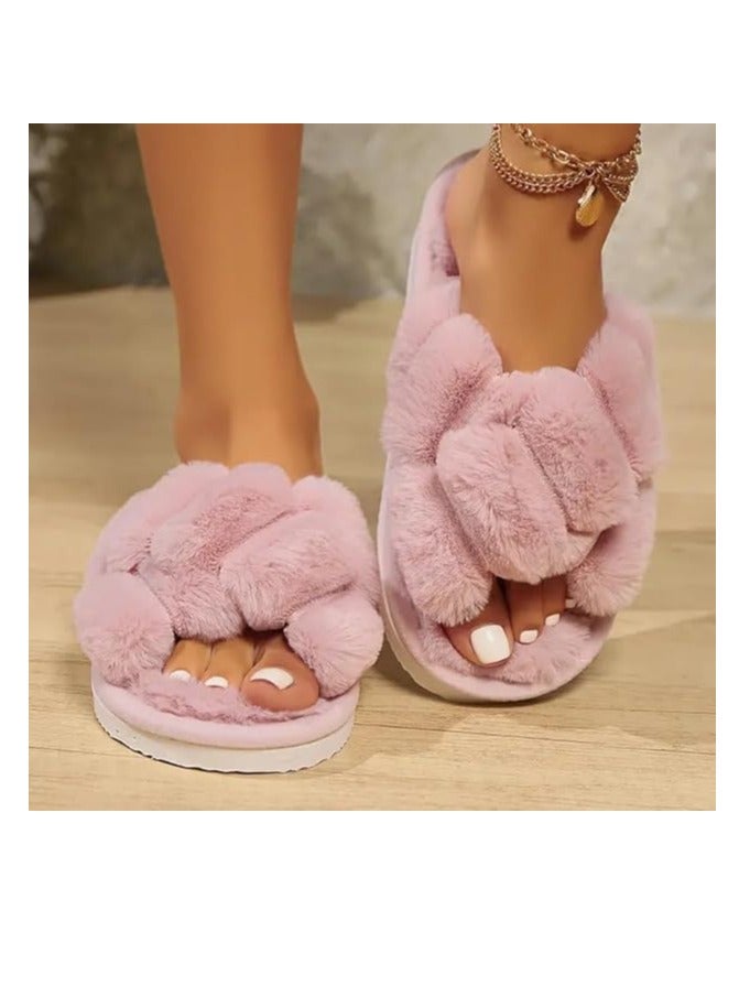 يو كيه آر نعال منزلية نسائية من UKR، ناعمة ومسامية، مفتوحة الأصابع، مريحة، أنيقة، نعل داخلي من مادة EVA (وردي، نظام مقاسات الأحذية في الاتحاد الأوروبي، للبالغين، للنساء، نطاق رقمي، متوسط، 38، 39) - Image 2