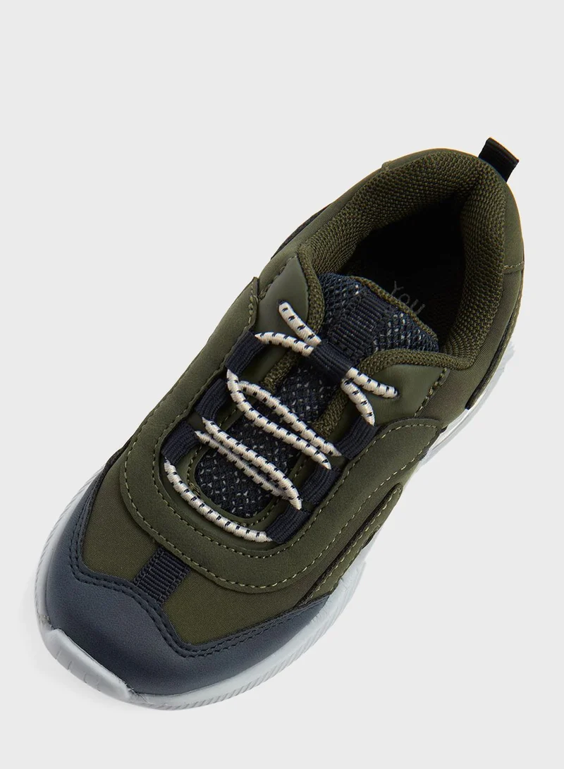 mothercare Kids Low Top Lace Up Sneakers