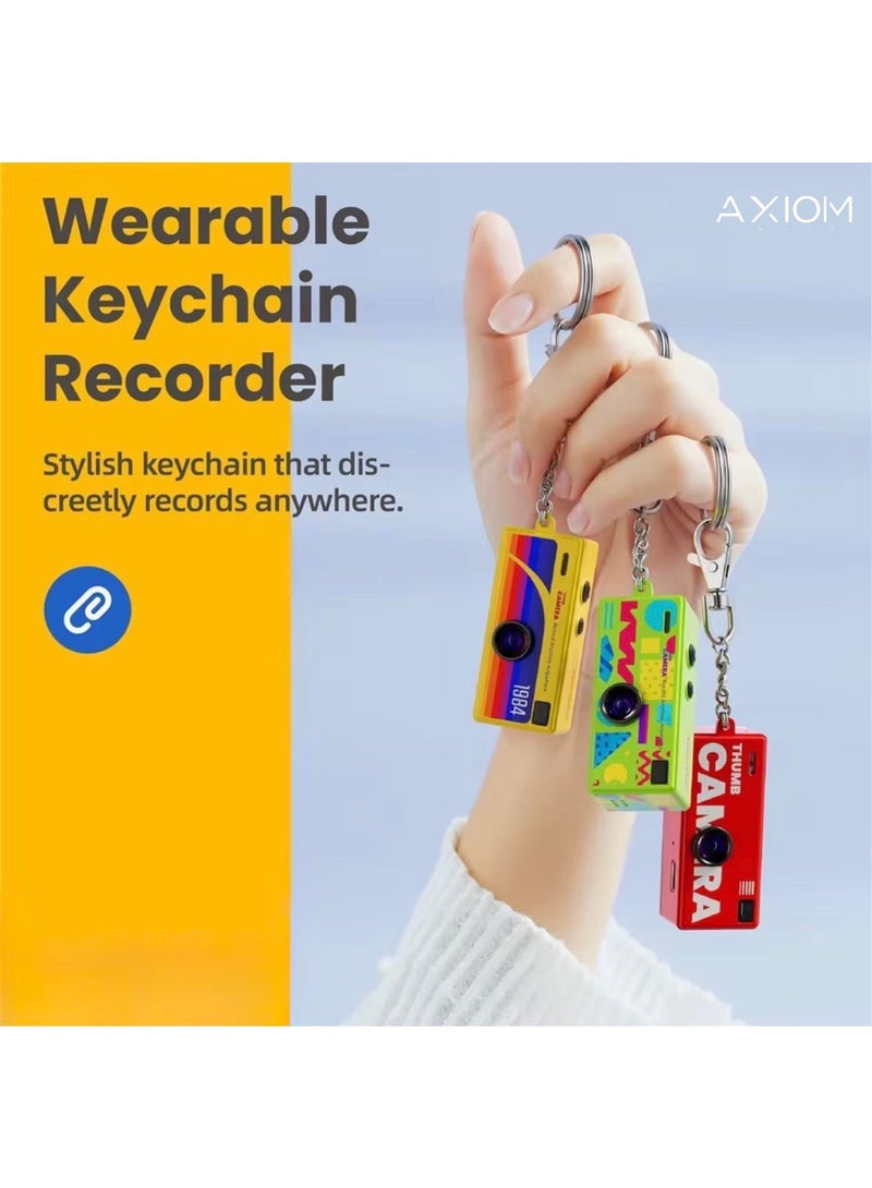 Axiom Mini Thumb Camera - Portable Retro Keychain Video Recorder & Digital Camera with Built-in Display & Creative Filters - Image 3