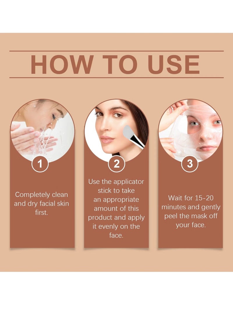 EELHOE T3 Collagen Mask Korean Collagen Face Mask, Baby Glow Collagen Mask Skincare for Anti-Wrinkle, Anti-Aging, Pore Tightening Gift - Image 4