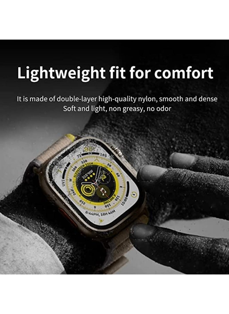 Generic - (Pack of 3) Trail Loop Watch Band for Apple Watch Ultra 1/2 49mm 46mm 45mm 44mm 42mm, Nylon Sport Strap Compatible with iwatch Series 10 9 8 7 6 5 4 3 2 1 SE - Image 1