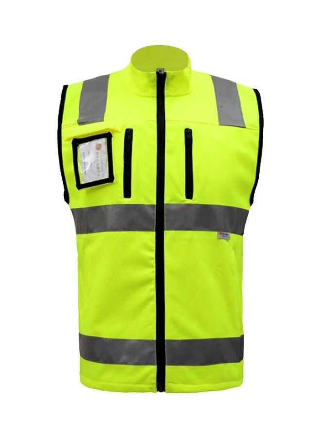 NIBEMINENT Reflective Safety Vest Yellow/Silver - Image 1