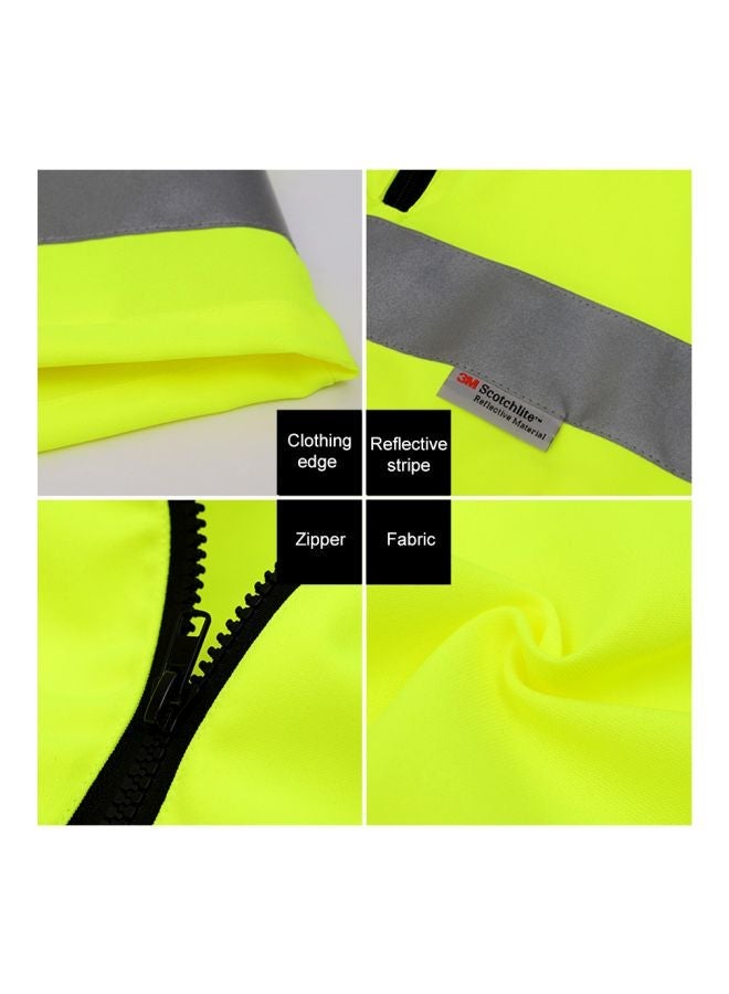 NIBEMINENT Reflective Safety Vest Yellow/Silver - Image 4