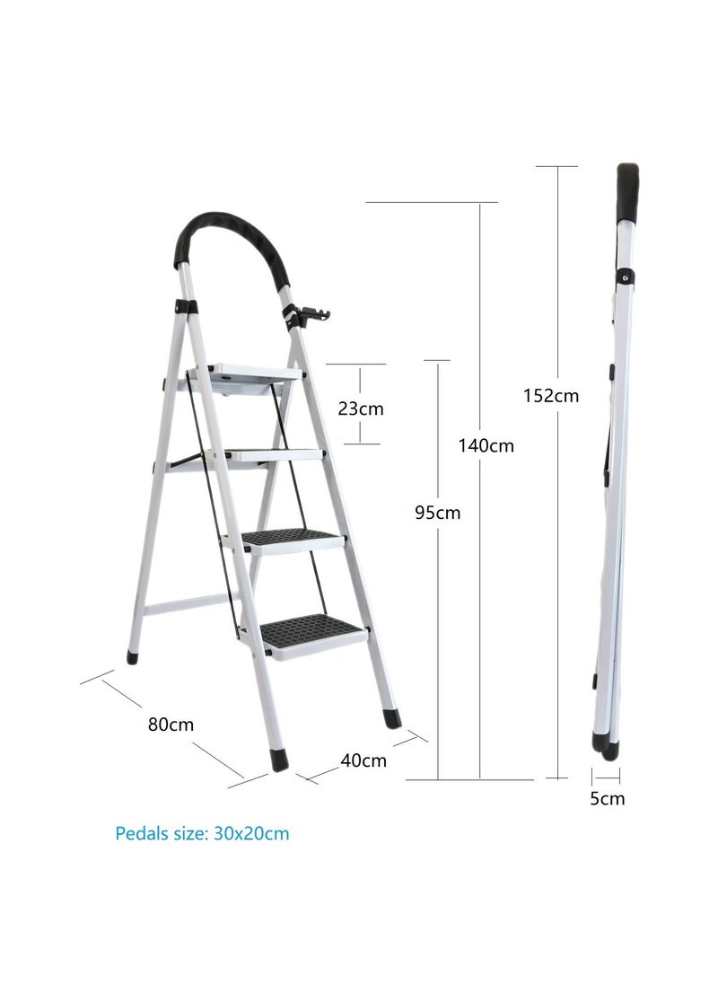 Generic - 4 steps ladder，Foldable ladder 4 steps，Home ladder 4 step - Image 1