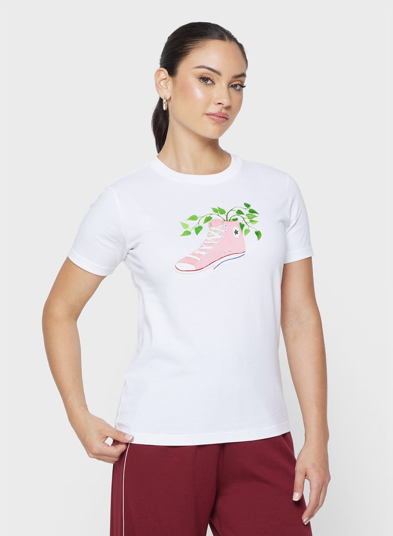CONVERSE Let'S Grow Sneaker T-Shirt - Image 1