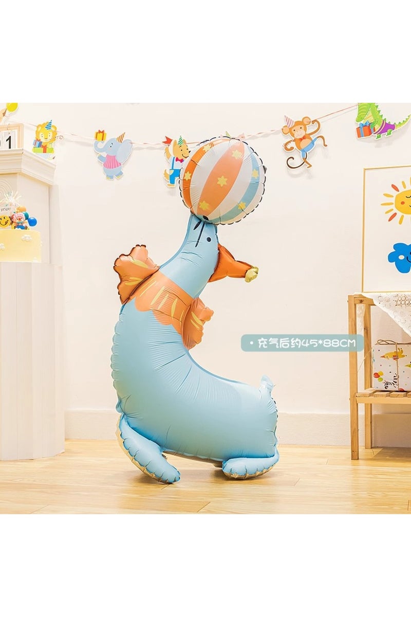 Other Sea Lion Children's Day Circus Ballons Clown Standing Balloon Cartoon Animal Kindergarten Clas