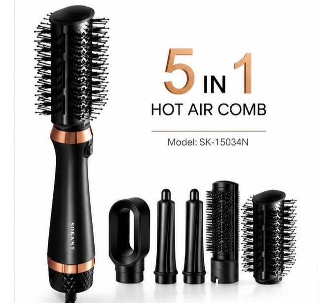 sokany SK-15034N 5*1 Hot Air Comb-1400W - Image 3