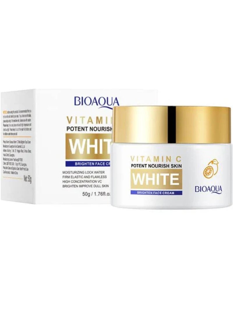 بيو أكوا كريم فيتامين سي لتفتيح الوجه 50 ج - Image 1