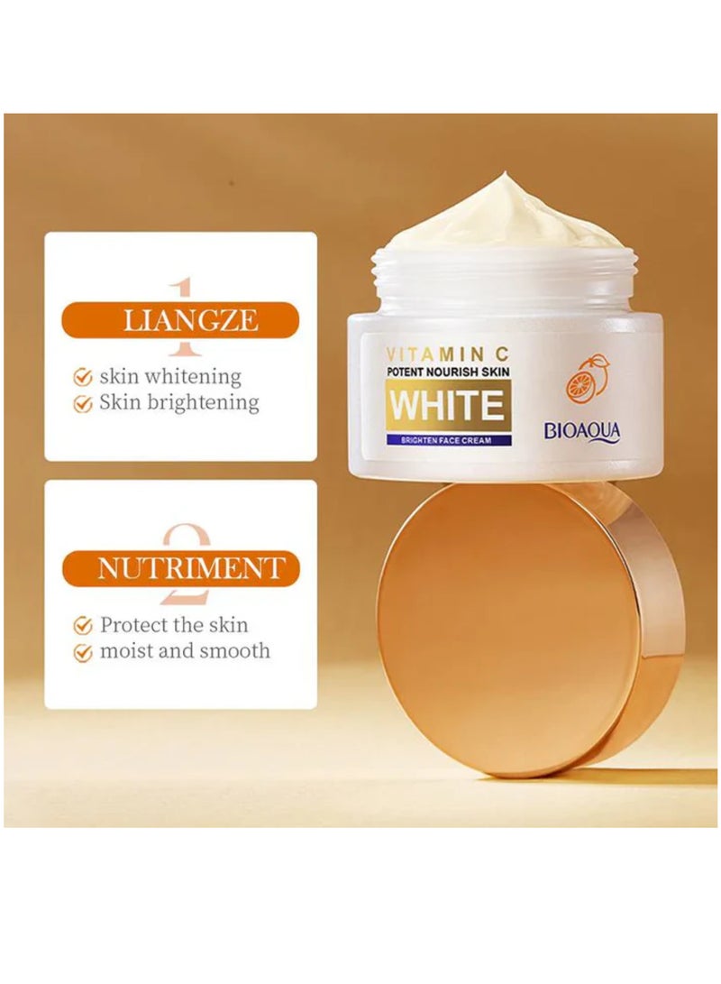 بيو أكوا كريم فيتامين سي لتفتيح الوجه 50 ج - Image 2