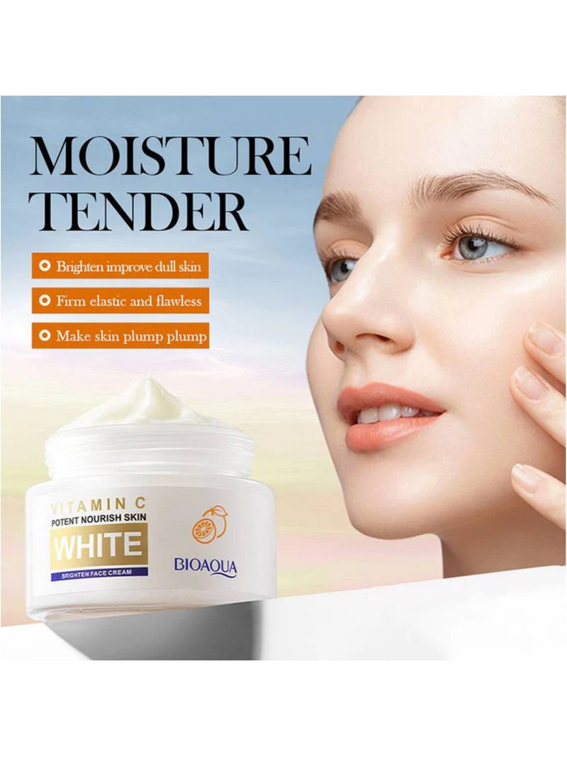 بيو أكوا كريم فيتامين سي لتفتيح الوجه 50 ج - Image 4