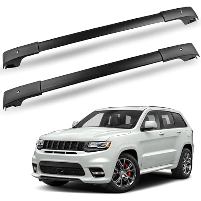 rayihni Roof Rack Cross Bars Luggage Carrier Fit for Jeep Cherokee 2014-2021 Maximum Load 200 lbs/90 kg for Cargo Carrier Bag Luggage Kayak Canoe Bike Snowboard Skiboard - Image 1