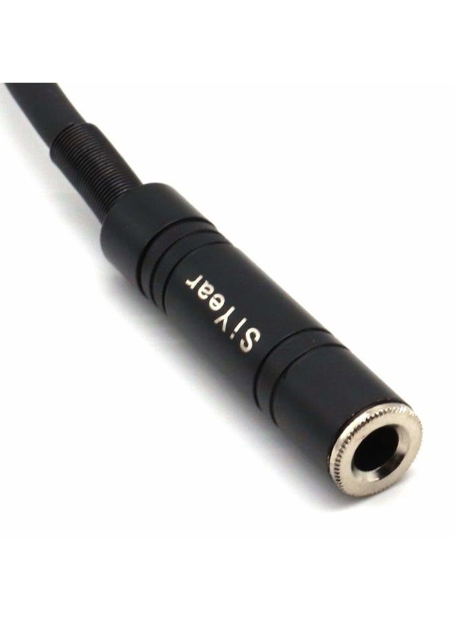 SiYear 1/4" Stereo to Dual 1/4" Mono Insert Cable, 6.35mm (Quarter inch Female TRS to Dual 1/4 Inch Male Y Splitter Breakout Cable Patch Cord (50CM) - Image 2