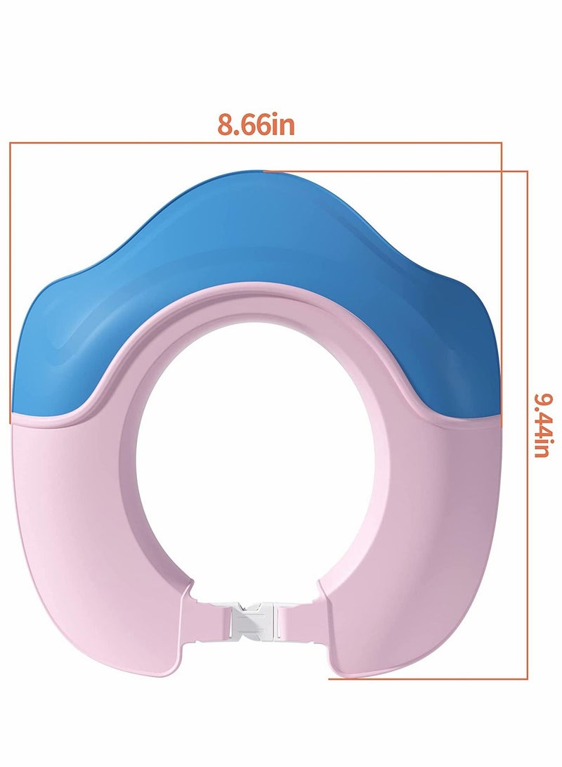 SYOSI Shower Cap Baby, Visor Bathing Hat for Toddlers Waterproof Shampoo Adjustable Protect Infants Eyes Ears - Image 2