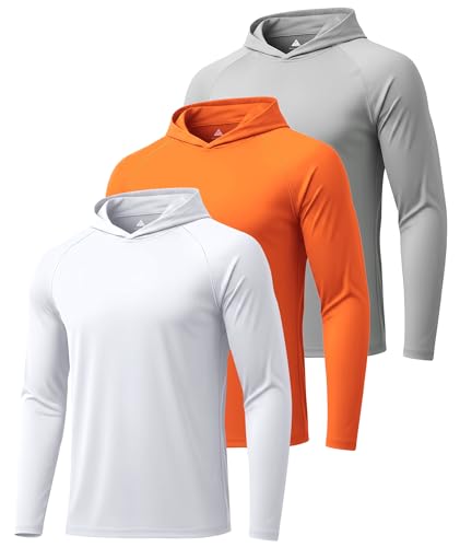 ZITY Fishing T Shirts for Men UV Sun Protection UPF 50 Long Sleeve Tee T-Shirt Swimming T-Shirts Rash Guard Mens Shirts Pack - Image 1