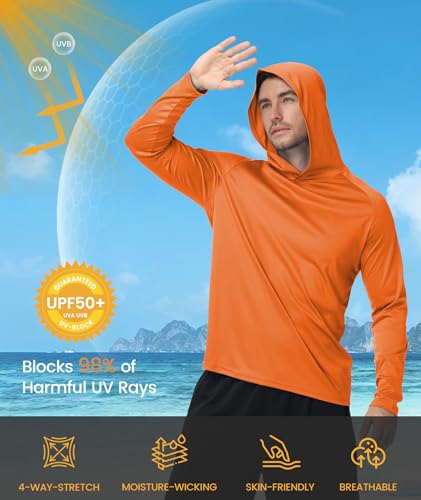 ZITY Fishing T Shirts for Men UV Sun Protection UPF 50 Long Sleeve Tee T-Shirt Swimming T-Shirts Rash Guard Mens Shirts Pack - Image 3