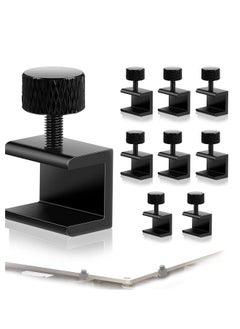 Generic 3D Printer Glass Bed Clips Clamps Adjustable Fixed Clips Compatible with Ender 3/3 Pro/V2, Ender 5/CR-10, CR-20 Pro, CR-10S, Aluminum Alloy 3D Printer Accessories 3D Printer Heat Bed Clips 8PCS  - Image 1