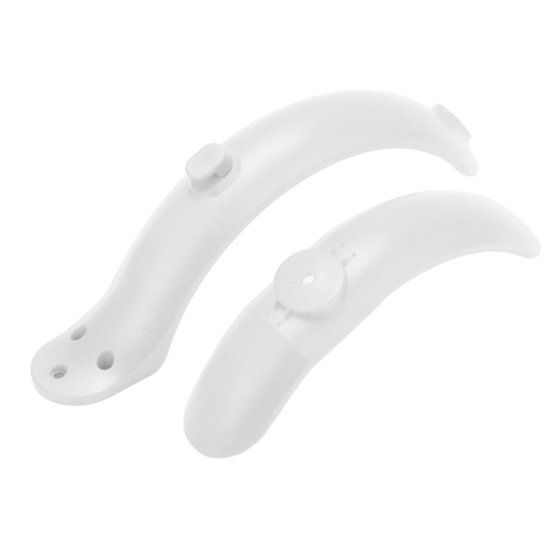 Electric Scooter Fender Set: White High-strength ABS & PC Material - Splash-proof Design Front And Rear Mudguards for Xiaomi M365, M365 PRO, PRO2, 1S, LITE Electric Scooters - Image 4