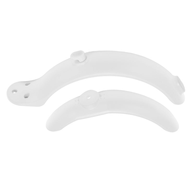 Electric Scooter Fender Set: White High-strength ABS & PC Material - Splash-proof Design Front And Rear Mudguards for Xiaomi M365, M365 PRO, PRO2, 1S, LITE Electric Scooters - Image 3