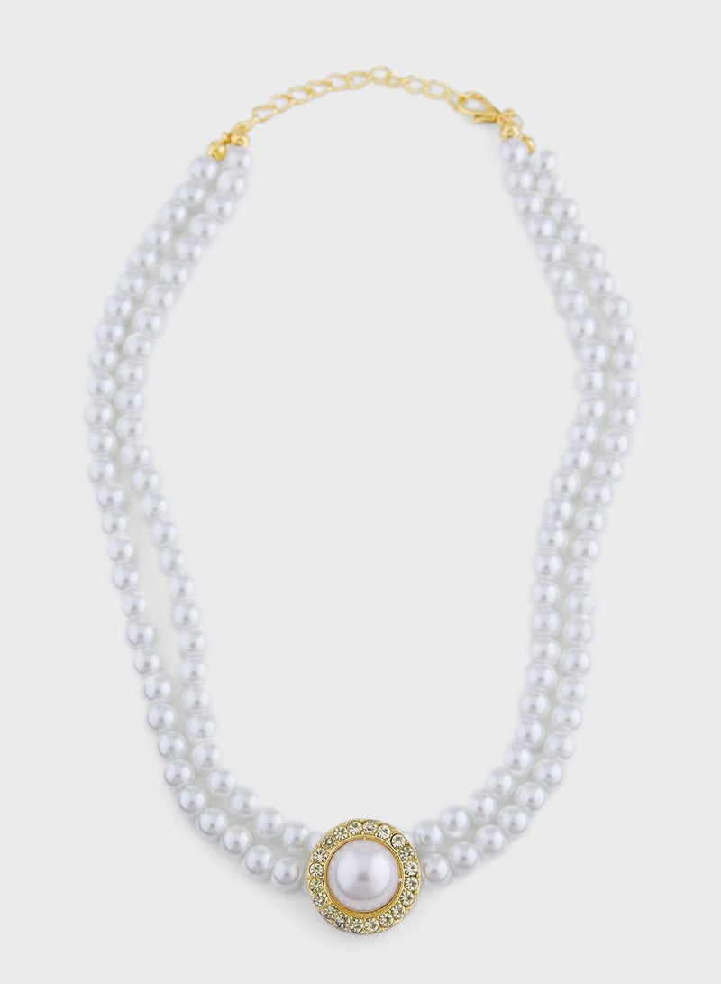 Ella Limited Edition Pearl Necklace , Earrings & Ring Set - Image 2
