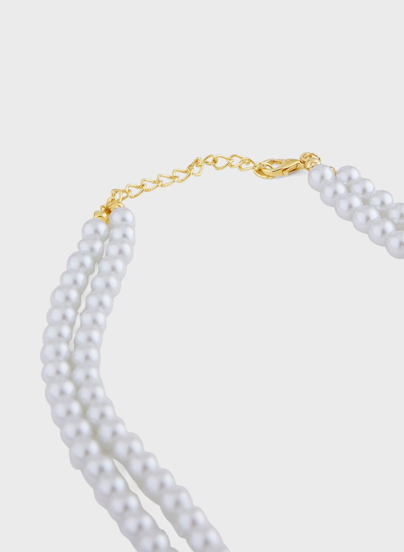 Ella Limited Edition Pearl Necklace , Earrings & Ring Set - Image 4