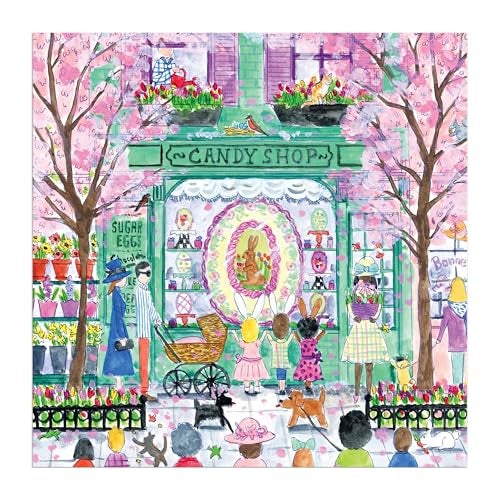 Galison Easter Candy Shop – 500 Piece Michael Storrings Jigsaw Puzzle Featuring Beautiful Artwork of an Easter Candy Confectionery - Image 2