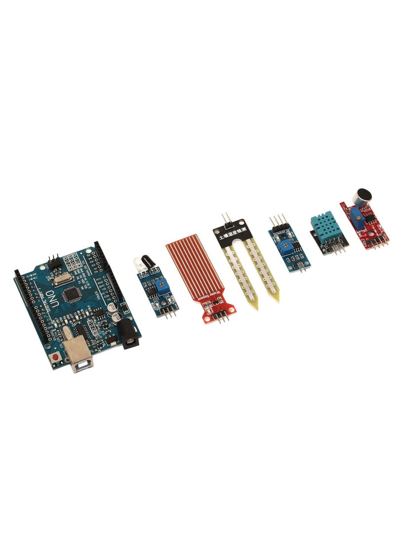 GGOOT Circuit Board Basic Starter Set, Obstacle Avoidance Sensor Humidity Sensor Jumper Wire 400 Hole Set for R3 - Image 5