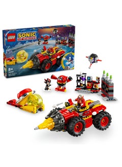 LEGO LEGO Sonic the Hedgehog Super Sonic vs. Egg Drillster 76999 Building Toy Set (590 Pieces)  - Image 1