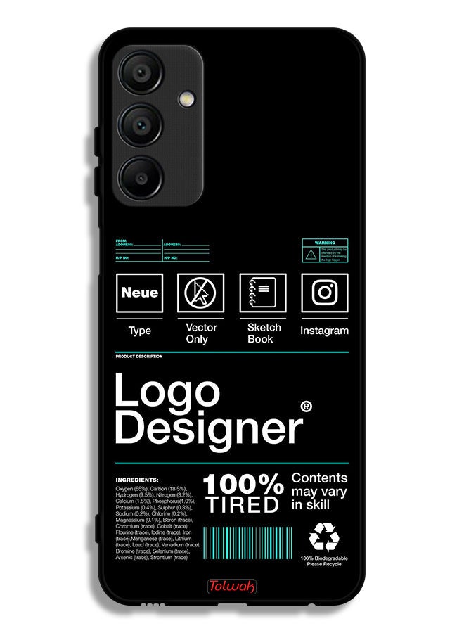 Tolwak Samsung Galaxy A15 4G Protective Case Cover Logo Designer Sticker - Image 1