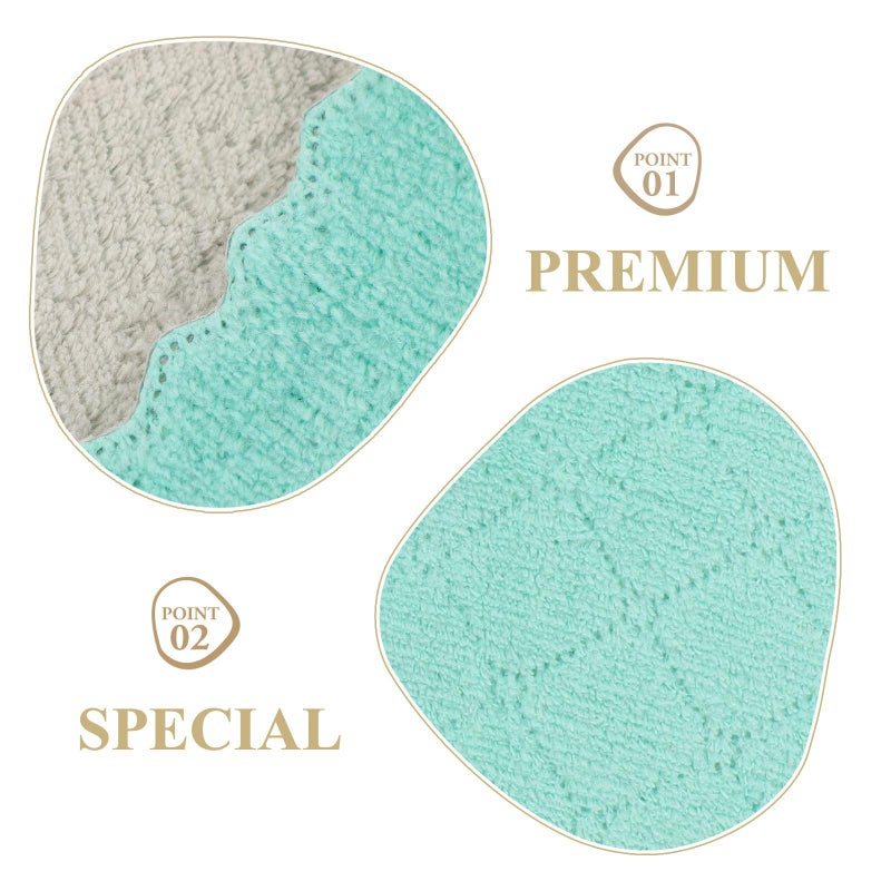 Reusable Absorbent Kitchen Dish Towels Multi Color 16x27cm Thickened Cleaning Cloths - Image 4